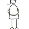 Niño porta macetas