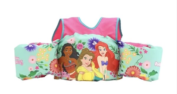 Chaleco salvavidas para niña de princesas