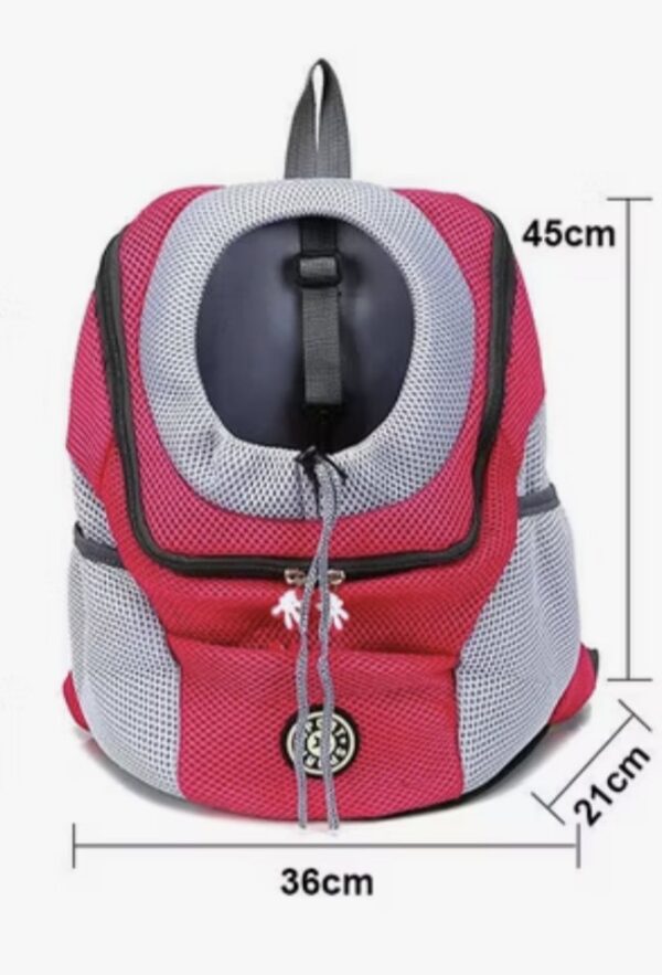 2026/06/1000294604.jpg MOCHILA PARA TRASPORTE DE MASCOTAS TRANSPIRABLE NARANJA marca: PETYFY