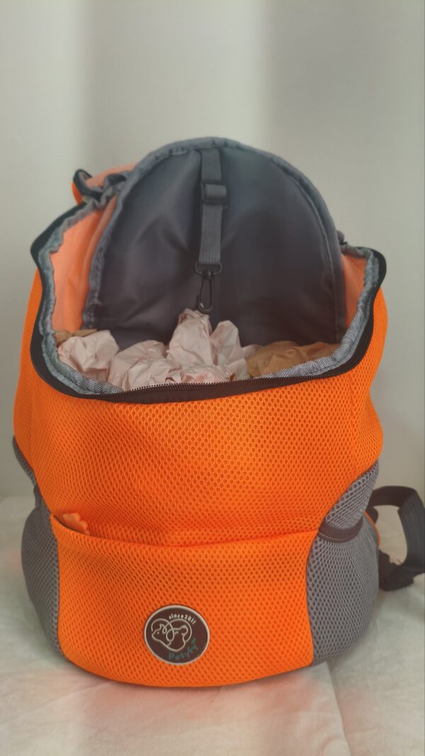 2026/06/1000294609-scaled.jpg MOCHILA PARA TRASPORTE DE MASCOTAS TRANSPIRABLE NARANJA marca: PETYFY