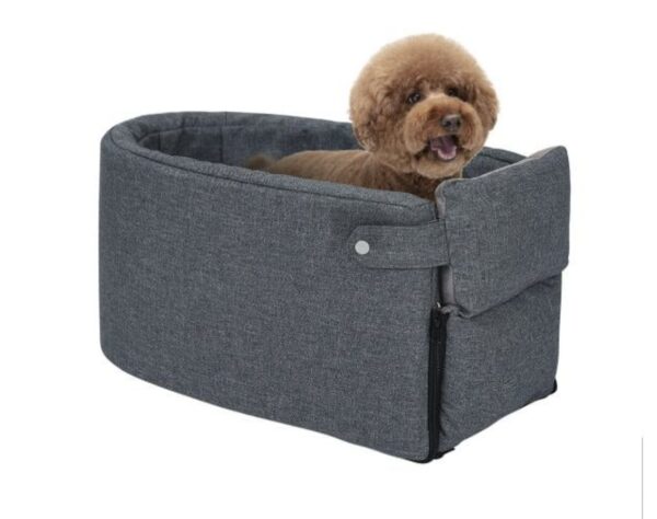 Asiento de Coche para Mascotas para colocar en  reposabrazos.