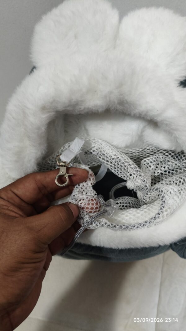 Mochila bolsa bolso Porta mascota de peluche especial para perros pequeños y gatos