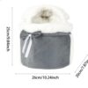 Mochila bolsa bolso Porta mascota de peluche especial para perros pequeños y gatos