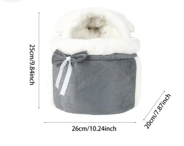 Mochila bolsa bolso Porta mascota de peluche especial para perros pequeños y gatos