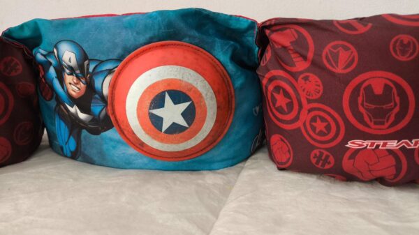 chaleco flotador salvavidas infantil Stearns Puddle Jumper con diseño de Marvel del Capitán América