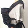 Portabebés Mochila ergonómico Canguro "Nest Blanche" (modelo Jacquard Magnolia / Margarita) Mezcla de Lino y Algodón Muy Suave.