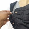 Portabebés Mochila ergonómico Canguro "Nest Blanche" (modelo Jacquard Magnolia / Margarita) Mezcla de Lino y Algodón Muy Suave.
