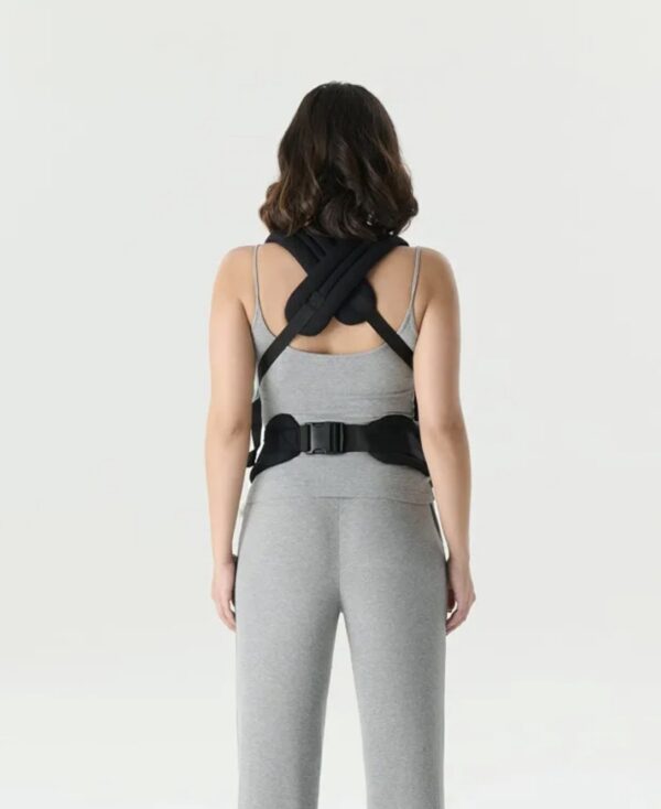 Portabebés Mochila ergonómico Canguro "Nest Blanche" (modelo Jacquard Magnolia / Margarita) Mezcla de Lino y Algodón Muy Suave.