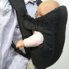 Mochila Portabebés o canguro negro de la marca Evenflo