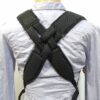 Mochila Portabebés o canguro negro de la marca Evenflo