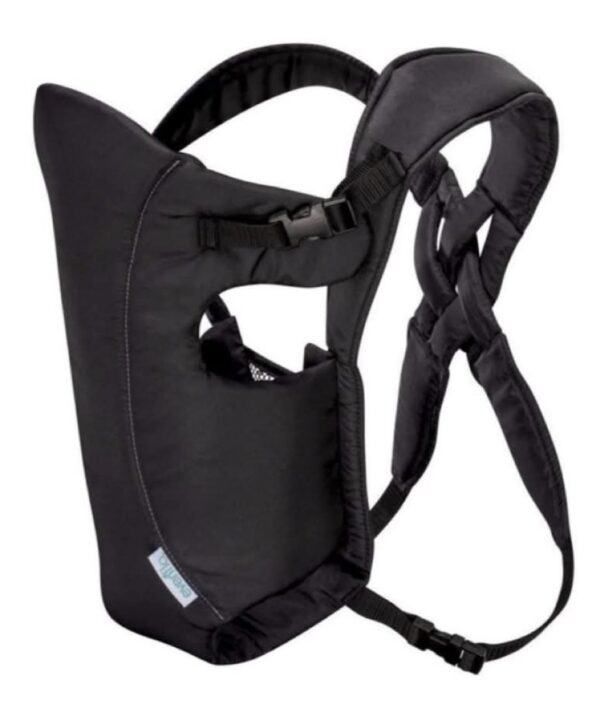 Mochila Portabebés o canguro negro de la marca Evenflo