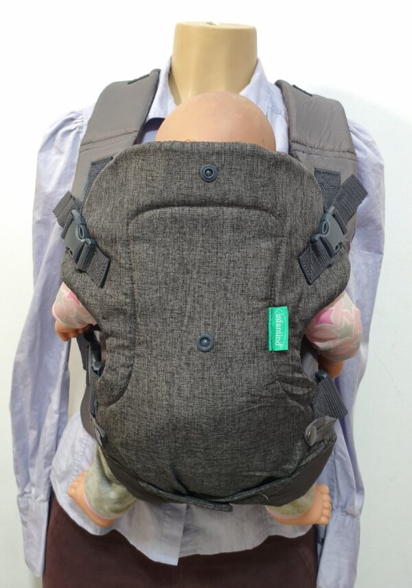 Portabebés Mochila ergonómico Canguro convertible Infantino Flip 4 en 1 COLOR GRIS