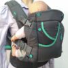 2026/09/1000368380.jpg Portabebés Mochila Canguro ergonómico Infantino Carry On Active en GRIS