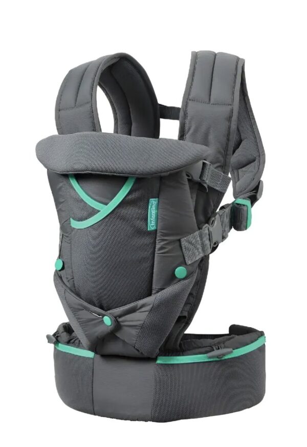 2026/09/1000368384.jpg Portabebés Mochila Canguro ergonómico Infantino Carry On Active en GRIS