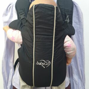 2026/09/1000372692-scaled.jpg Portabebés Mochila Canguro marca: Evenflo BabyGo de estructura blanda Negro.