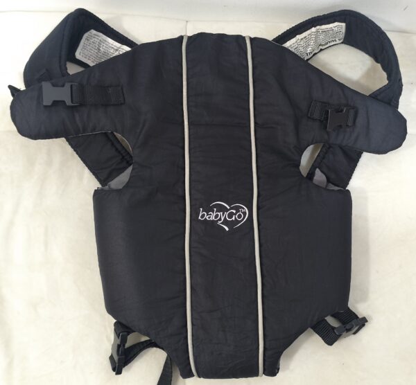2026/09/1000372694.jpg Portabebés Mochila Canguro marca: Evenflo BabyGo de estructura blanda Negro.