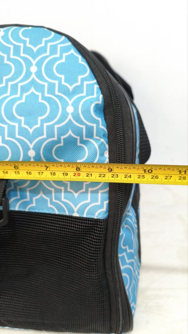 Bolso transportador para mascotas, porta mascotas en color azul