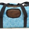 Bolso transportador para mascotas, porta mascotas en color azul