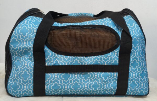 Bolso transportador para mascotas, porta mascotas en color azul