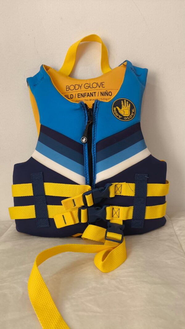 chaleco flotador salvavidas infantil marca Body Glove