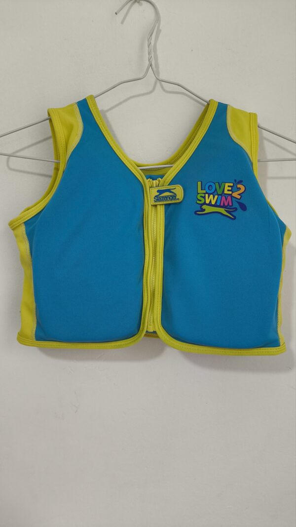 chaleco de flotación infantil Slazenger modelo "Love 2 Swim" en color azul brillante