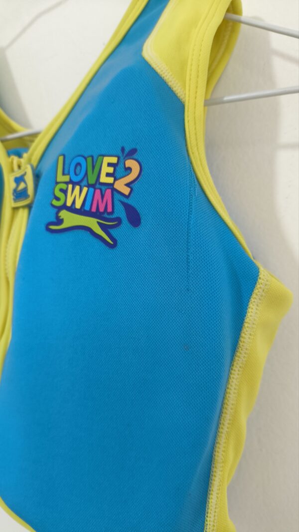 chaleco de flotación infantil Slazenger modelo "Love 2 Swim" en color azul brillante