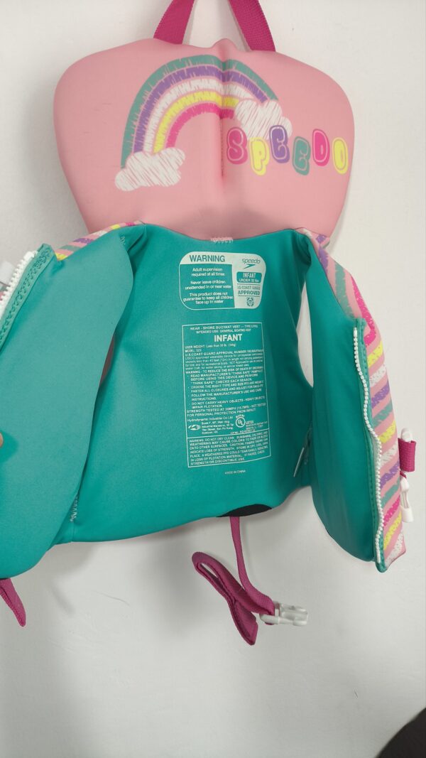 chaleco flotador es el Speedo Infant Life Jacket Vest