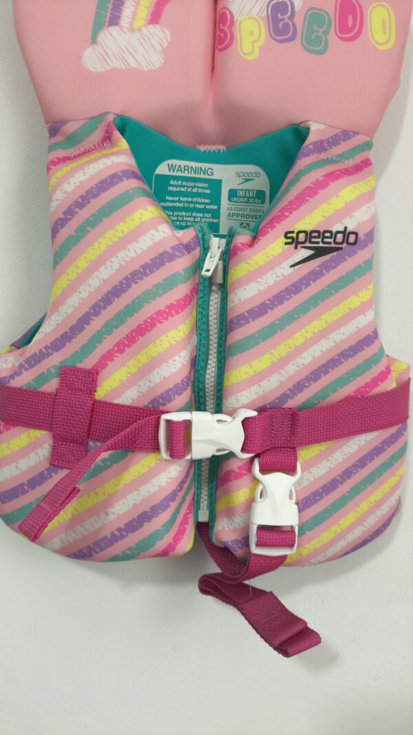 chaleco flotador es el Speedo Infant Life Jacket Vest