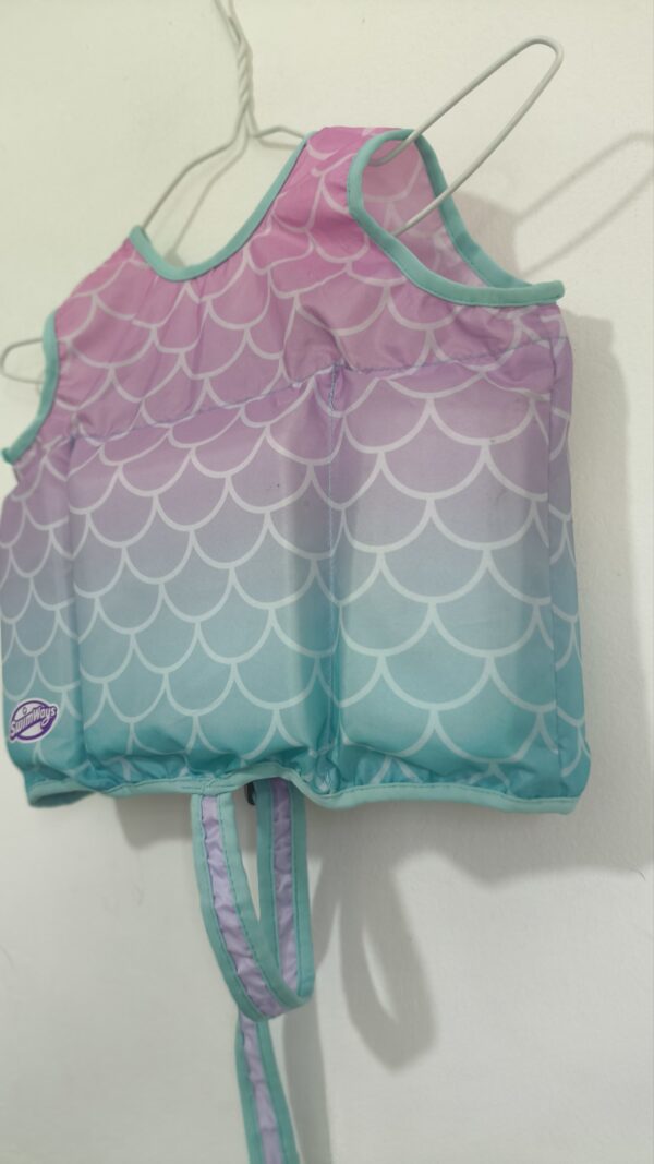chaleco de natación para niños con diseño de sirena de la marca SwimWays