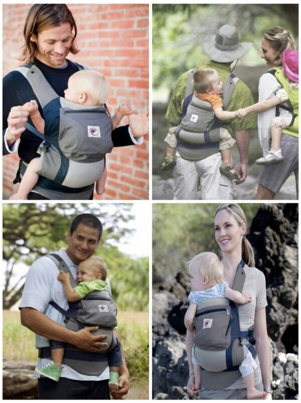 Portabebés mochila porta bebé canguro marca: ERGOBABY Performance, Diseño ligero y transpirable