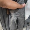 práctica mochila pañalera para pañales gris de la marca RUVALINO