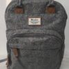 práctica mochila pañalera para pañales gris de la marca RUVALINO