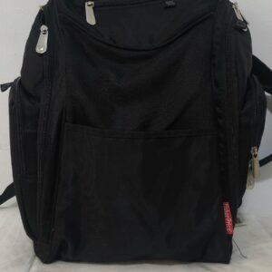 2026/10/1000786587.jpg mochila pañalera Fisher-Price (modelo similar a la línea Fastfinder o Kaden en color negro).
como nueva